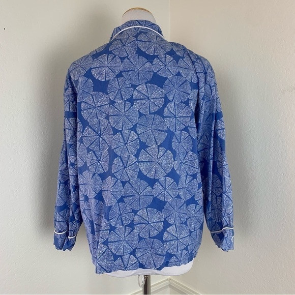 Marigot Lorient Pajama Top Size XS Marine Pinwheel - Picture 5 of 10